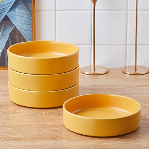Cleo Stoneware Dinnerware Set (Dinnerware Set / Service For 4 / Yellow)
