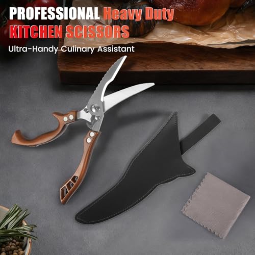 Kitchen Scissors (Bronzed+black)