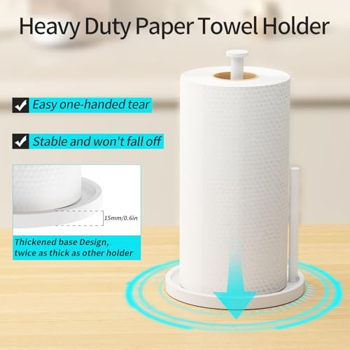 Paper Towel Holder Countertop (White)