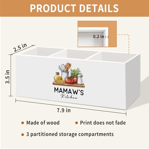 Mamaw Gifts for Women Kitchen Utensil Holder (mamaw kit)