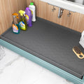 Under Sink Mats for Kitchen Waterproof 31" x 22" (Dark Gray / 22"W x 31"L)