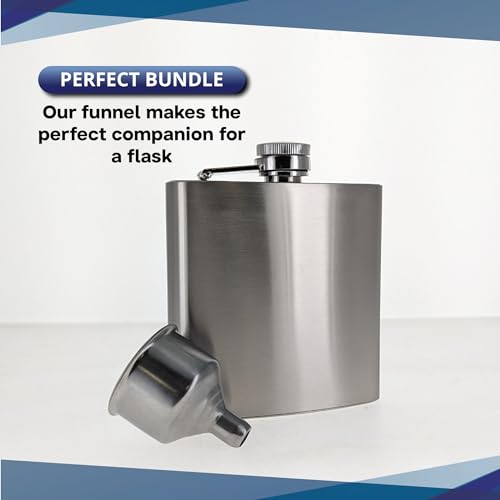 Stainless Steel Funnel for Flasks Bottles and Mini Bottles