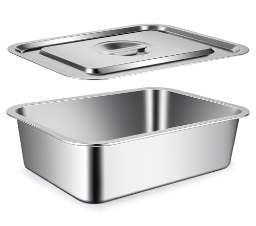 9.2QT Stainless Steel Lasagna Pan with Lid