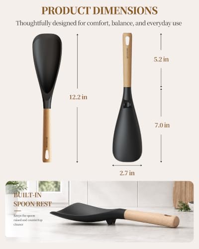 Cooking Spoon (Black)
