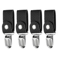 4 Pcs Kitchen Towel Holder with Clip (Black)
