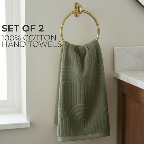 Decorative Hand Towels Set of 2 (Sage)