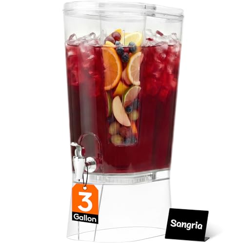 3 Gal Drink Dispenser with Fruit Infuser & Leak