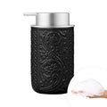 12OZ 350ML Ceramic Foaming Soap Dispenser Empty Hand Soap Dispenser Refillable Lotion Containers with Pump (Z-black-ceramic / ~12oz)