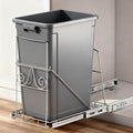Pull Out Trash Can Under Cabinet for 7 (Silver01)