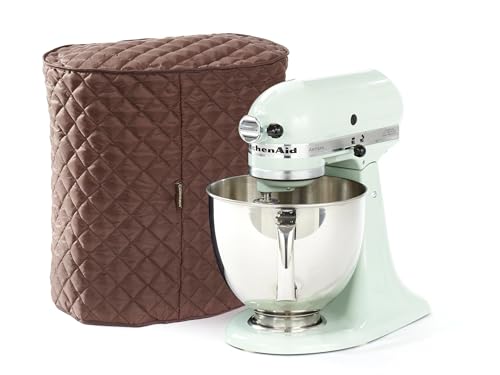 Keepsakes Mixer Cover Dust Protection (Bronze Quilted Polyester / 15W x 10D x 15H)