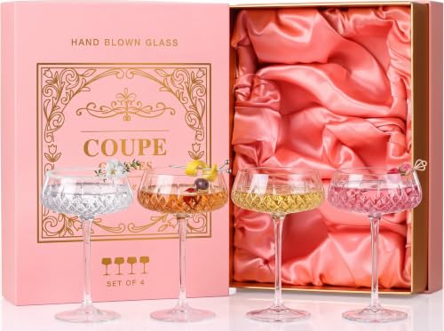 Coupe Glasses Set of 4 (Gift Box)