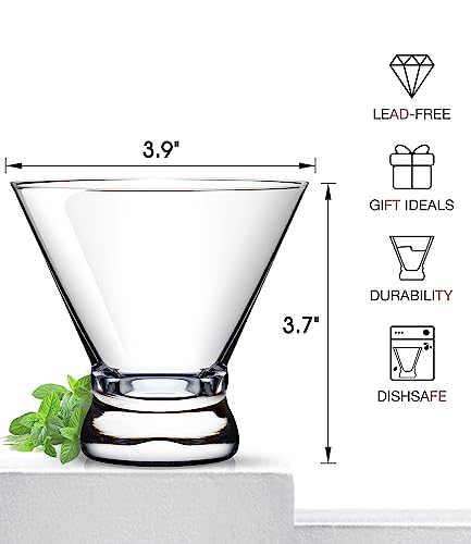 Martini Glasses Set of 6 (Set of 6-8oz)