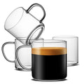 Glass Coffee Mugs (14 oz clear coffee mugs)