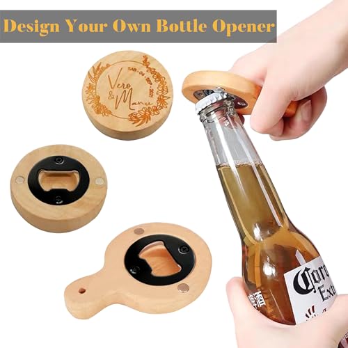 Bottle Opener Insert (Black / 50 SETS)
