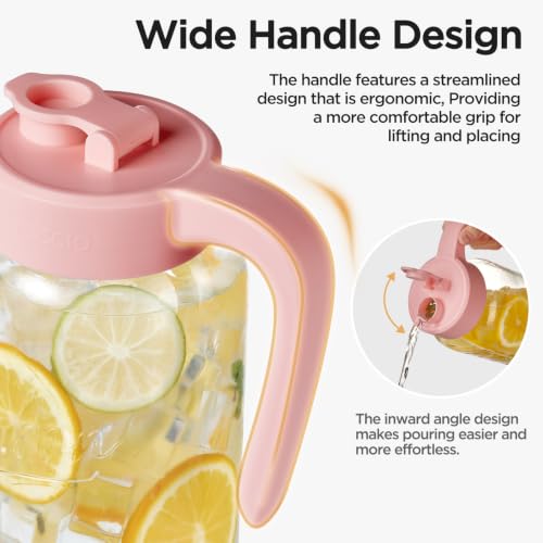 Mason Jar Pitcher (Pink)