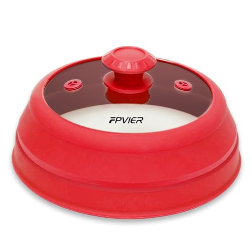 Microwave Splatter Cover (Red / 9inch)