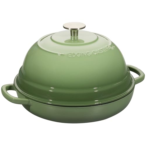 Enameled Cast Iron Dutch Oven Pot with Lid (Pistachio Green)