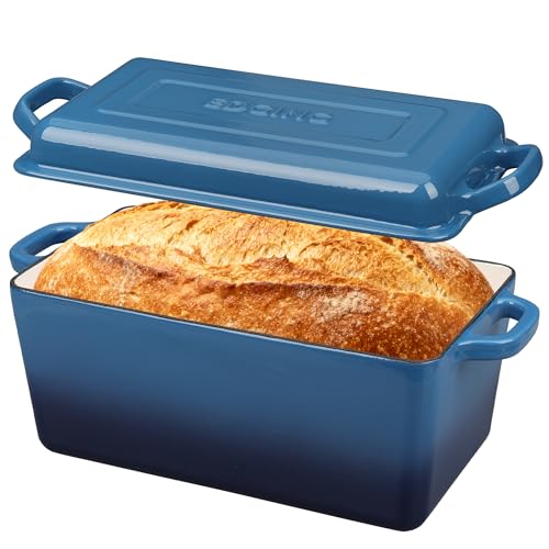 Enameled Cast Iron Dutch Oven (Lake Blue)