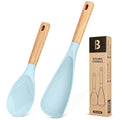 Cooking Spoon and Rice Scooper for Nonstick Cookware (Blue)