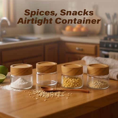 Small Glass Jars (D-lucency / 4 fl oz)