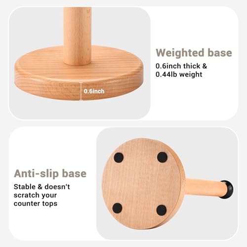 Paper Towel Holder (Black Ball)