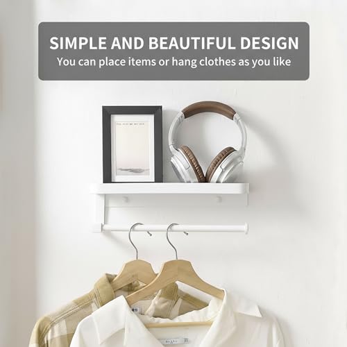 Hand Towel Holder for Bathroom (White Upgrade Style)