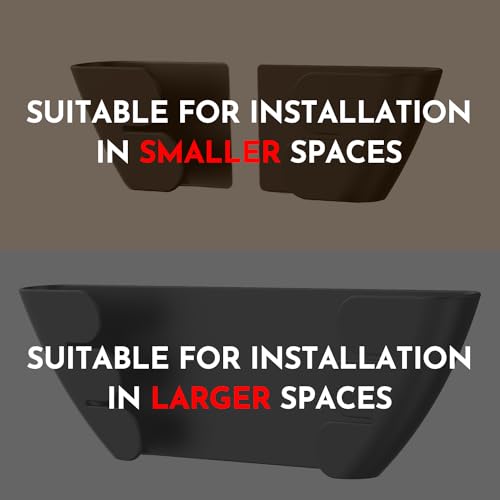 Universal Adjustable Pot Lid Holder Organizer for Cabinet (4Pack-Black)