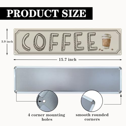 Vintage Coffee Sign Decor (Coffee 04)