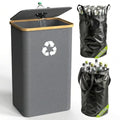 Recycling Bin for Kitchen Indoor Home (Gray-26Gallon)