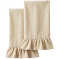 Beige Kitchen Towels Set of 2 (Beige / Retro)
