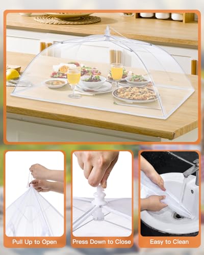 Food Covers for Outside (5 PACK (1*XXL+4*L))