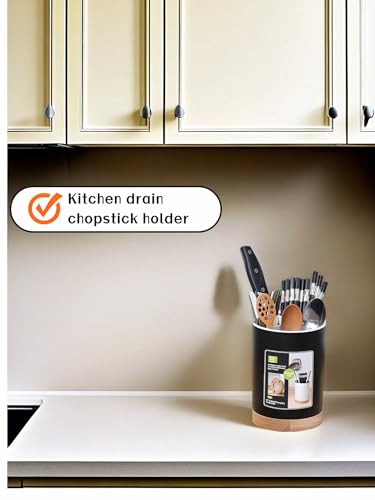 Modern Kitchen Utensil Holder with Drainage
