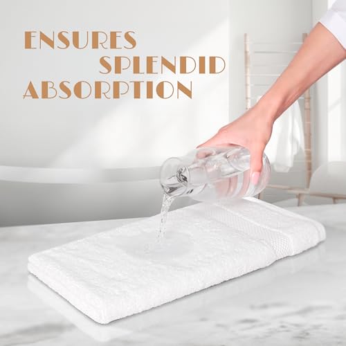 Wealuxe White Hand Towels 16x27 Inch (White / Hand Towels 6-Pack)