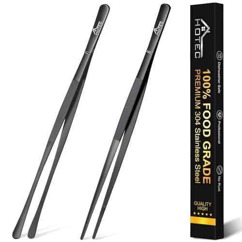 Kitchen Tweezers Stainless Steel Cooking Tweezers 2 Pcs