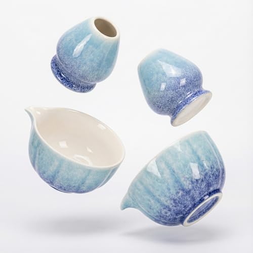 Matcha Whisk Set (Ice Blue)