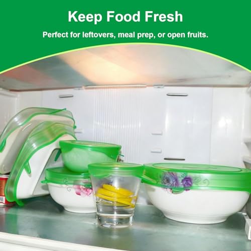 Silicone Stretch Lids (Green)
