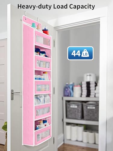 Over the Door Organizer for Bedroom (Pink / 1 Pack (Standard))