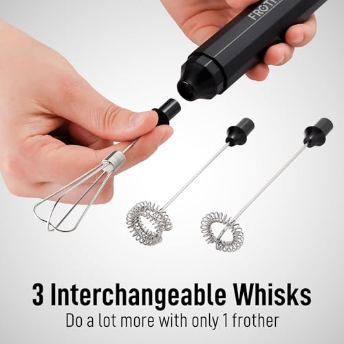 Zulay Rechargeable Milk Frother (All Must Go Black / OG Frother)