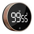 BlueSnail Kitchen Timer with LED Digital Display Smart Efficana for Home Classroom Gym Office (Rose Gold)