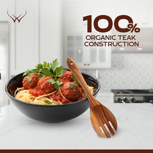 16 Pcs Teak Wooden Cooking Utensils Set (16 Pcs Set)