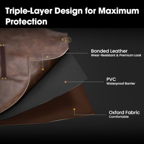 Bonded Leather Apron for Men