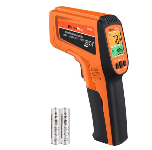 TempScan Infrared Thermometer Gun with 2 Laser for Pizza Oven Grill (2-Laser & D:S 16:1)