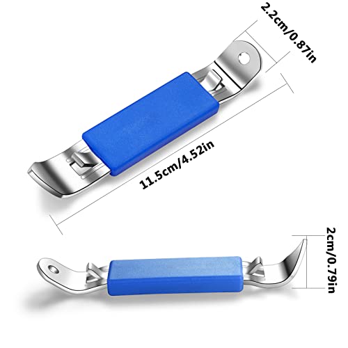 3 Pieces Magnetic Bottle Openers Can Opener Classic Beer Opener Stainless Steel Small Bottle Opener Can Tapper with Magnet for Camping and Traveling HANCELANT (Royal Blue)