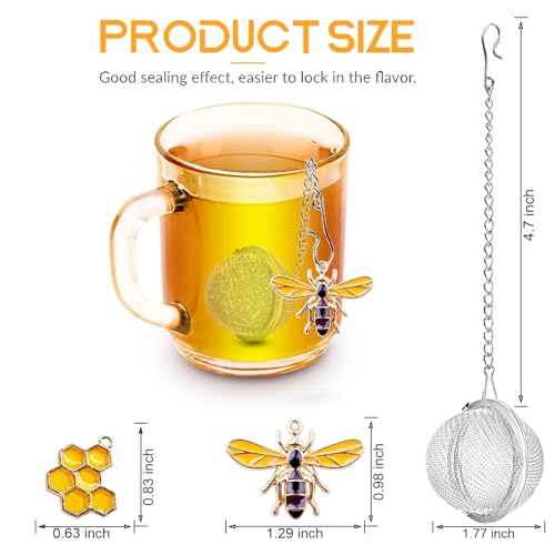 Tea Strainers for Loose Tea (honeybee & Beehive)