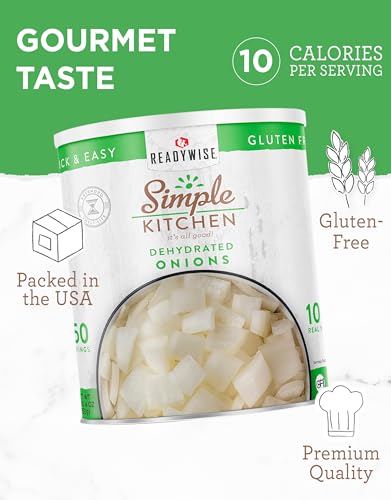 Simple Kitchen Dehydrated Chopped Onions