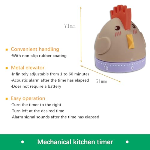 Mechanical Kitchen Timer (Chicken)