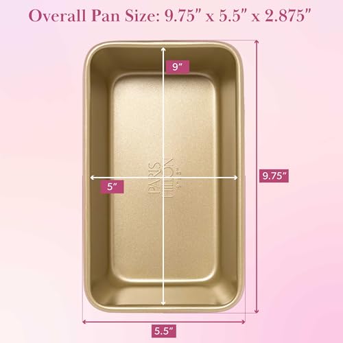Nonstick Carbon Steel Bakeware Collection (Pink / 9" x 5" Loaf Pan)