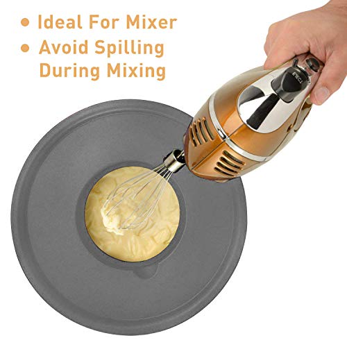 Mixing Bowls with Airtight Lids Set (Gray)