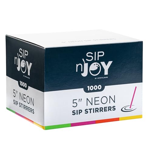 Neon Coffee Stirrers (Neon / 5-Inch (Pack of 1))