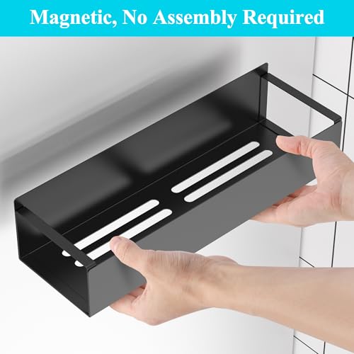 Metal Magnetic Water Bottle Holder for Refrigerator (4 Pack / Jet Black)